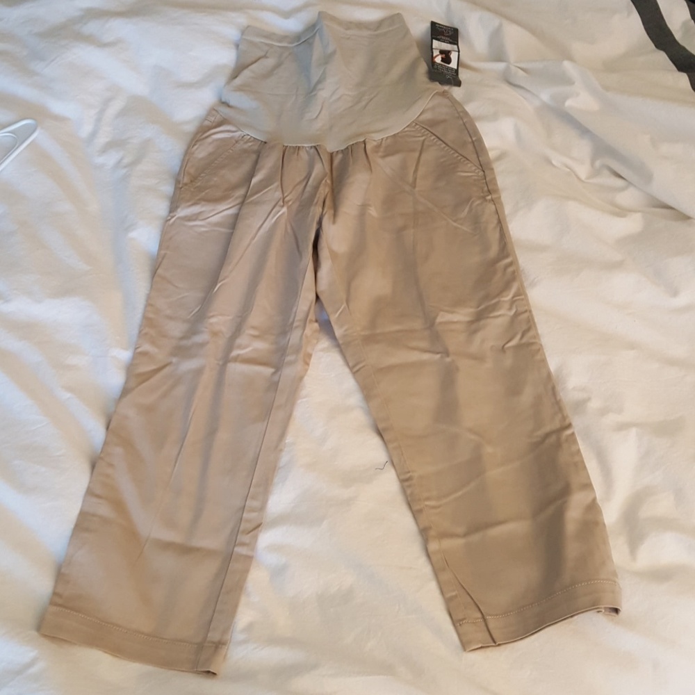 NWT Maternity Khaki Pants